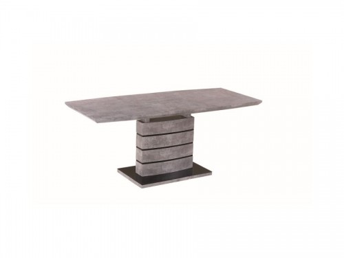 ​Стол обеденный Signal Leonardo 140 (180) X80 Серый / Черный